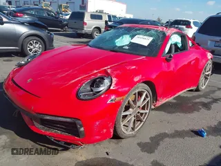 2023 Porsche 911 Carrera S with VIN WP0AB2A96PS221950, listed as a IAAI auction lot 38458821 with 1 mi miles. Bid and sale history available at carsss.com. Image 2.