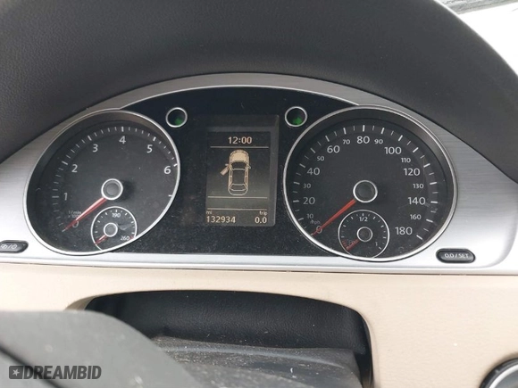 2013 Volkswagen CC Sport with VIN WVWBN7AN2DE520545, listed as a IAAI auction lot 41541009 with 132,934 mi miles. Bid and sale history available at carsss.com. Image 7.