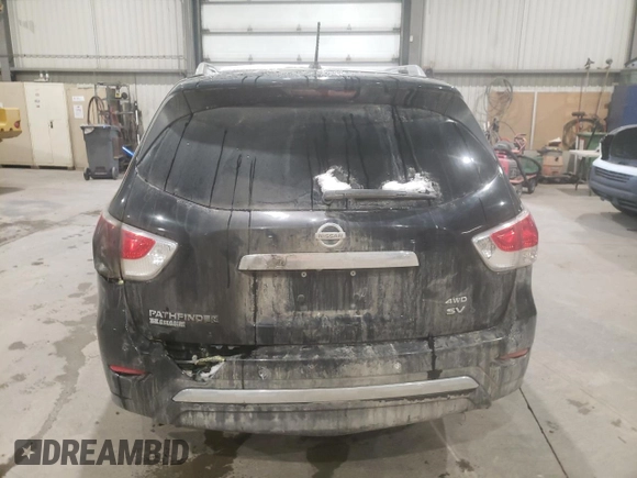 2016 Nissan Pathfinder SV with VIN 5N1AR2MM1GC649250, listed as a Copart auction lot 89084995 with 0 mi miles and Non Repairable. Bid and sale history available at carsss.com. Image 6.