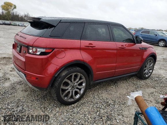 2012 Land Rover Range Rover Evoque Dynamic Premium с VIN SALVT2BG0CH662243, выставлен на аукционе Copart как лот 79749184 с пробегом 124 509 миль миль и Списание • Salvage title. История ставок и продаж доступна на DreamBid. Изображение 3.