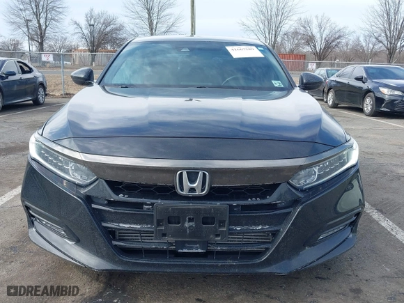 2020 Honda Accord Sedan Sport with VIN 1HGCV1F3XLA137727, listed as a IAAI auction lot 41667589 with 41,412 mi miles. Bid and sale history available at carsss.com. Image 12.