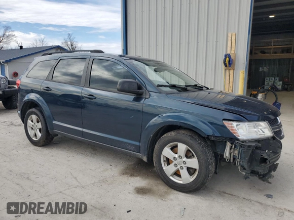 2014 Dodge Journey SE with VIN 3C4PDCAB9ET160165, listed as a Copart auction lot 46939765 with 182,191 mi miles and Salvage Title. Bid and sale history available at carsss.com. Image 4.