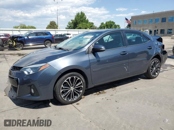 2016 Toyota Corolla L with VIN 5YFBURHE0GP369880, listed as a Copart auction lot 62678975 with 123,654 mi miles and Salvage title. Bid and sale history available at DreamBid. Image 1.