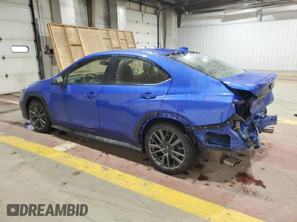 2022 Subaru WRX GT with VIN JF1VBAU68N8024310, listed as a Copart auction lot 52192135 with 45,240 mi miles and Salvage title. Bid and sale history available at DreamBid. Image 2.