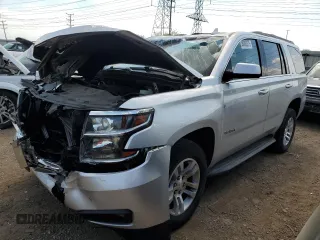 2019 Chevrolet Tahoe LT z VIN 1GNSKBKC6KR273813, wystawiony jako Copart lot #56882275 z przebiegiem 115 648 mil mil oraz Szkoda całkowita • Salvage title. Historia ofert i sprzedaży dostępna na DreamBid. Obrazek 1.