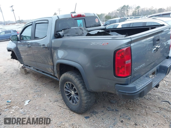 2018 Chevrolet Colorado 4WD ZR2 with VIN 1GCPTEE12J1297871, listed as a IAAI auction lot 41816842 with 101,872 mi miles. Bid and sale history available at carsss.com. Image 3.