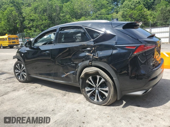 2020 Lexus NX 300 F Sport with VIN JTJSARDZ0L5009448, listed as a Copart auction lot 55793075 with 74,767 mi miles and Clean title. Bid and sale history available at DreamBid. Image 2.