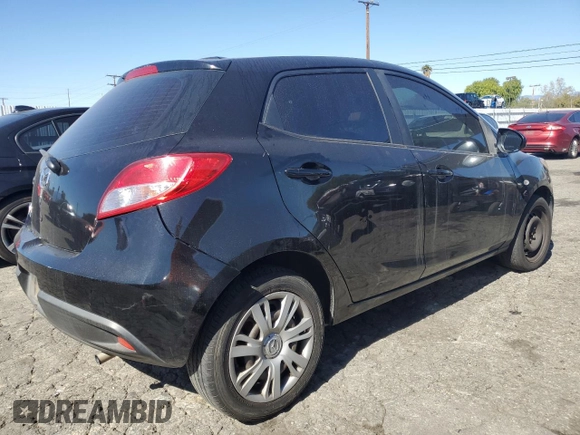 2013 Mazda Mazda2 Sport with VIN JM1DE1KZ2D0163324, listed as a Copart auction lot 50420565 with 184,184 mi miles and Salvage Title. Bid and sale history available at carsss.com. Image 3.