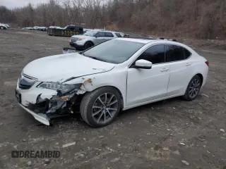 2017 Acura TLX V6 w/Technology Pkg with VIN 19UUB3F54HA000008, listed as a Copart auction lot 86478104 with 100,108 mi miles and Salvage Title. Bid and sale history available at carsss.com. Image 1.