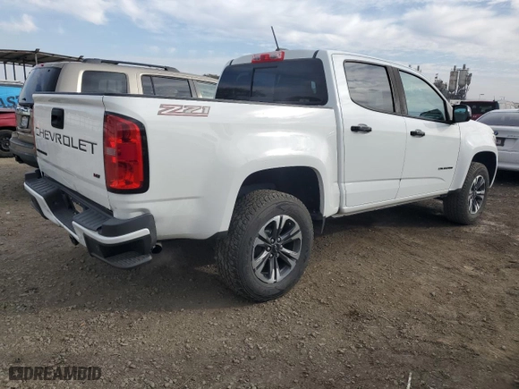 2021 Chevrolet Colorado 2WD Z71 with VIN 1GCGSDEN3M1266567, listed as a Copart auction lot 87079094 with 41,217 mi miles and Salvage Title. Bid and sale history available at carsss.com. Image 3.