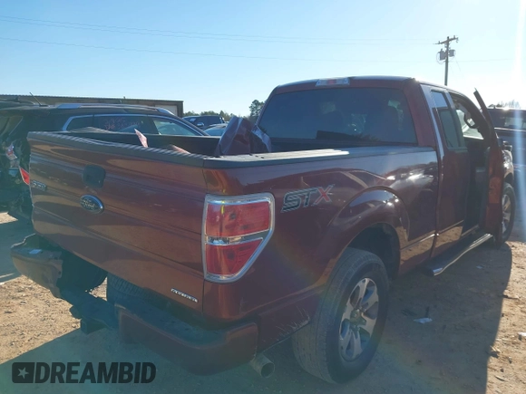 2014 Ford F-150 XL with VIN 1FTFX1CF4EKD49282, listed as a IAAI auction lot 41595728 with Not Provided miles and . Bid and sale history available at DreamBid. Image 4.