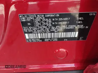 2017 Toyota RAV4 LE z VIN JTMZFREV1HJ114691, wystawiony jako IAAI lot #41920061 z przebiegiem 35 885 mil mil oraz . Historia ofert i sprzedaży dostępna na DreamBid. Obrazek 9.