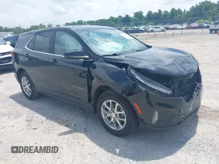 2023 Chevrolet Equinox LT with VIN 3GNAXJEG2PL215136, listed as a IAAI auction lot 42410962 with 61,490 mi miles and . Bid and sale history available at DreamBid. Image 1.