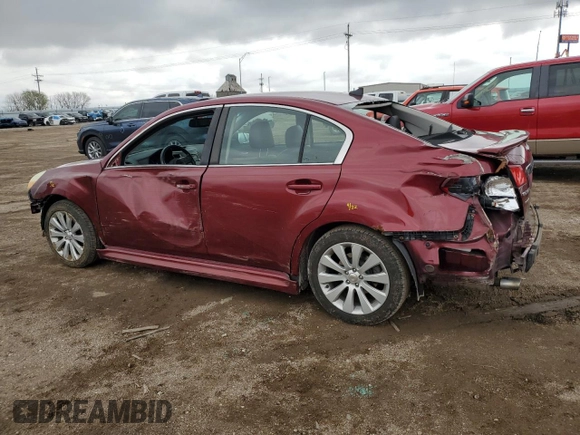 2011 Subaru Legacy Limited with VIN 4S3BMCJ69B3233216, listed as a Copart auction lot 55273425 with 225,661 mi miles and Salvage title. Bid and sale history available at DreamBid. Image 2.