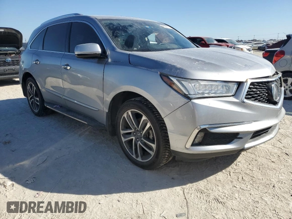 2017 Acura MDX w/Advance Pkg with VIN 5FRYD4H83HB002409, listed as a Copart auction lot 46535175 with 60,819 mi miles and Salvage Title. Bid and sale history available at carsss.com. Image 4.