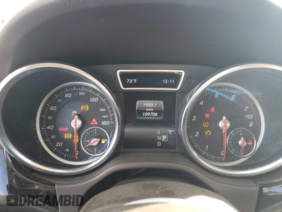 2019 Mercedes-Benz GLE 400 with VIN 4JGDA5GB2KB213859, listed as a Copart auction lot 49706625 with 109,706 mi miles and Salvage title. Bid and sale history available at DreamBid. Image 9.