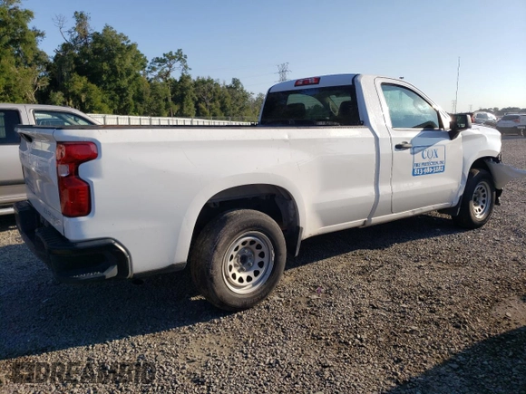 2021 Chevrolet Silverado 1500 Work Truck with VIN 3GCNWAEHXMG344252, listed as a Copart auction lot 72424184 with 71,858 mi miles and Non Repairable. Bid and sale history available at carsss.com. Image 3.