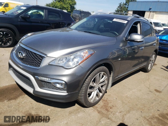2017 Infiniti QX50 with VIN JN1BJ0RRXHM400291, listed as a Copart auction lot 70495684 with 99,740 mi miles and Salvage Title. Bid and sale history available at carsss.com. Image 1.