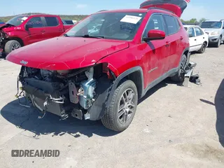 2018 Jeep Compass Latitude with VIN 3C4NJDBB8JT179577, listed as a IAAI auction lot 41996128 with 53,670 mi miles and . Bid and sale history available at DreamBid. Image 20.