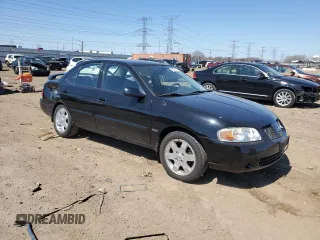 2006 Nissan Sentra S with VIN 3N1CB51D56L606964, listed as a Copart auction lot 52257075 with 68,200 mi miles and Salvage Title. Bid and sale history available at DreamBid. Image 4.