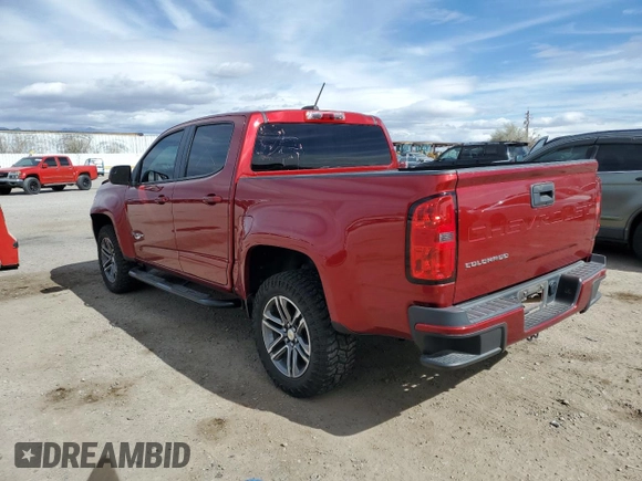 2021 Chevrolet Colorado 2WD Work Truck with VIN 1GCGSBEA3M1275299, listed as a Copart auction lot 45206925 with 50,225 mi miles and Salvage title. Bid and sale history available at DreamBid. Image 2.