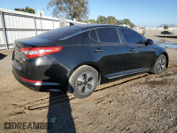 2013 Kia Optima Hybrid LX with VIN KNAGM4AD9D5058688, listed as a Copart auction lot 77583184 with 155,188 mi miles and Salvage Title. Bid and sale history available at carsss.com. Image 3.
