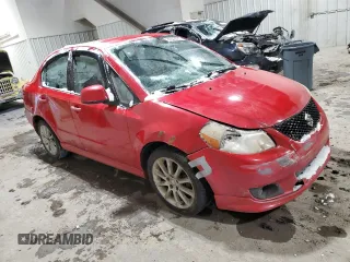 2009 Suzuki SX4 Man Sport FWD with VIN JS2YC414996203388, listed as a Copart auction lot 89345635 with 0 mi miles and Salvage Title. Bid and sale history available at carsss.com. Image 4.