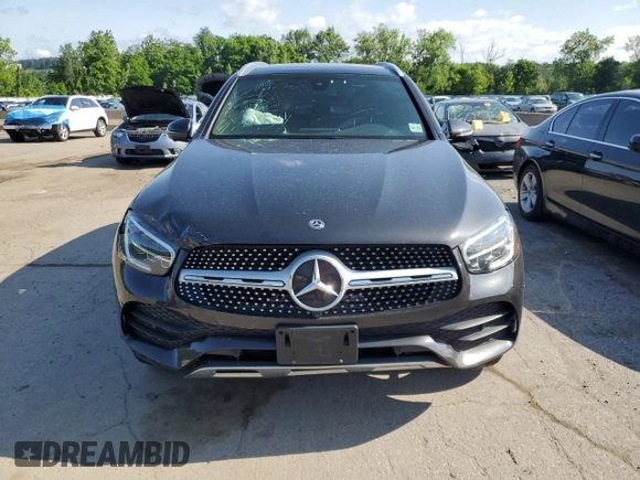 2020 Mercedes-Benz GLC 300 with VIN WDC0G8EB2LF692651, listed as a Copart auction lot 61568195 with 60,929 mi miles and Salvage title. Bid and sale history available at DreamBid. Image 5.