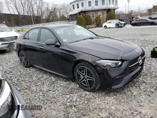 2024 Mercedes-Benz C 300 with VIN W1KAF4HB8RR171786, listed as a Copart auction lot 47482055 with 8,669 mi miles and Salvage title. Bid and sale history available at DreamBid. Image 4.