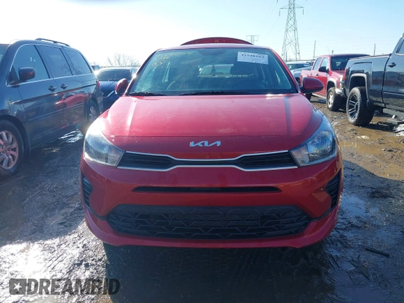 2023 Kia Rio LX with VIN 3KPA24AD4PE619905, listed as a IAAI auction lot 41548164 with 19,520 mi miles. Bid and sale history available at carsss.com. Image 13.