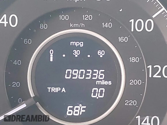 2013 Honda CR-V LX with VIN 2HKRM3H36DH511653, listed as a IAAI auction lot 39041262 with 90,336 mi miles and . Bid and sale history available at DreamBid. Image 15.