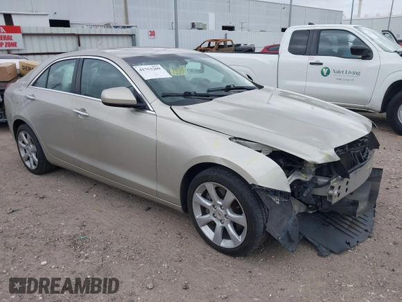 2014 Cadillac ATS Standard AWD with VIN 1G6AG5RX9E0104879, listed as a IAAI auction lot 41753209 with 157,212 mi miles and . Bid and sale history available at carsss.com. Image 1.