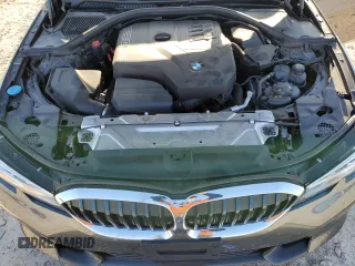 2020 BMW 3 Series 330i xDrive with VIN 3MW5R7J08L8B36516, listed as a Copart auction lot 53005595 with 55,841 mi miles and Salvage title. Bid and sale history available at DreamBid. Image 11.