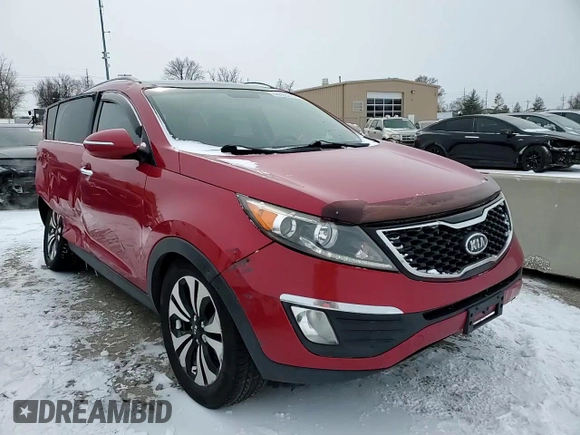 2011 Kia Sportage SX with VIN KNDPCCA62B7151796, listed as a Copart auction lot 44892215 with 205,983 mi miles and Salvage Title. Bid and sale history available at carsss.com. Image 12.
