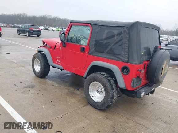 2006 Jeep Wrangler SE with VIN 1J4FA29156P762295, listed as a IAAI auction lot 41669950 with 163,492 mi miles and . Bid and sale history available at DreamBid. Image 3.