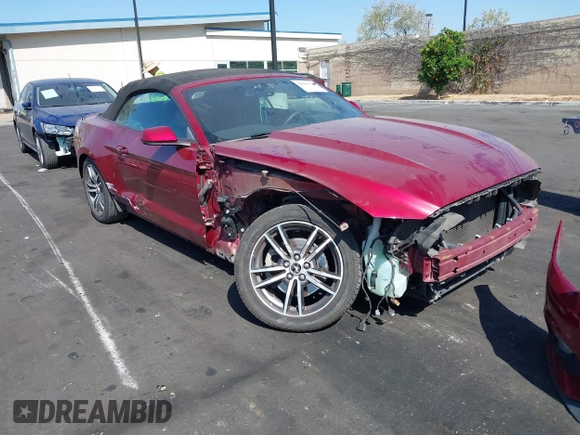 2017 Ford Mustang EcoBoost Premium with VIN 1FATP8UH3H5205954, listed as a IAAI auction lot 42083028 with 111,169 mi miles. Bid and sale history available at carsss.com. Image 1.