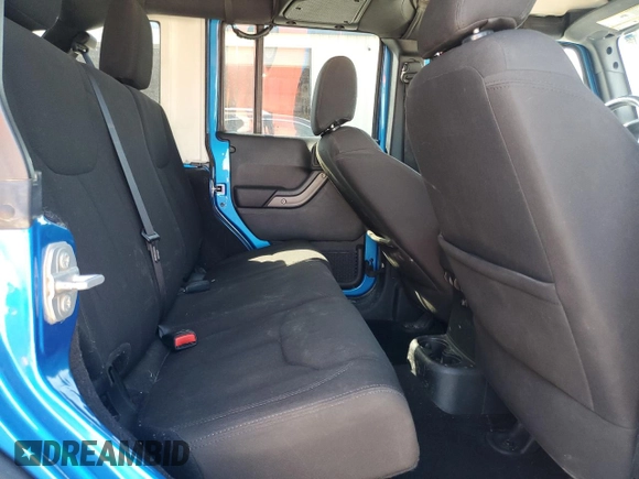 2016 Jeep Wrangler Unlimited Sport with VIN 1C4BJWDG3GL296463, listed as a Copart auction lot 49215375 with 115,080 mi miles and Salvage Title. Bid and sale history available at DreamBid. Image 10.