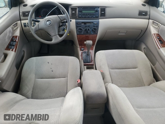 2006 Toyota Corolla CE with VIN 2T1BR32E16C572962, listed as a Copart auction lot 53536165 with 83,050 mi miles and Salvage Title. Bid and sale history available at DreamBid. Image 8.