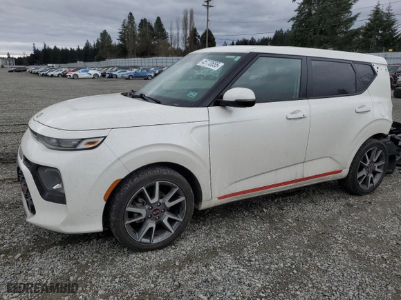 2020 Kia Soul GT-Line with VIN KNDJ63AU9L7729258, listed as a Copart auction lot 45770655 with 41,292 mi miles and Salvage Title. Bid and sale history available at carsss.com. Image 1.
