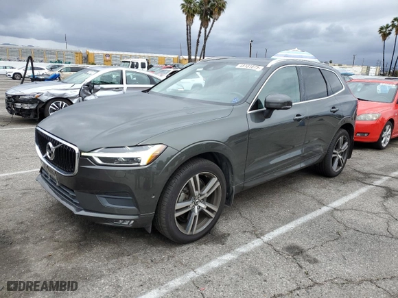 2018 Volvo XC60 Momentum with VIN YV4A22RK8J1080557, listed as a Copart auction lot 48181875 with 58,903 mi miles and Salvage Title. Bid and sale history available at carsss.com. Image 1.