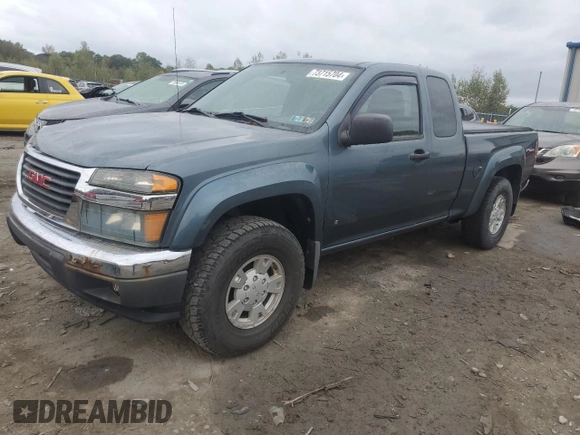 2007 GMC Canyon Work Truck with VIN 1GTDT19E778141575, listed as a Copart auction lot 73715704 with 102,072 mi miles and Salvage Title. Bid and sale history available at carsss.com. Image 1.