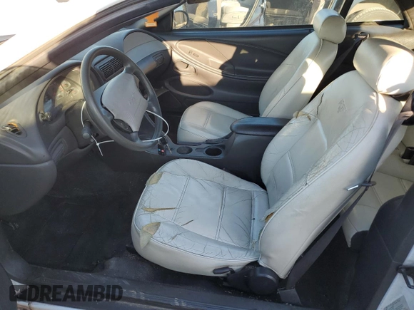 2001 Ford Mustang Deluxe with VIN 1FAFP44491F217660, listed as a Copart auction lot 47299805 with 176,207 mi miles and Salvage Title. Bid and sale history available at carsss.com. Image 7.