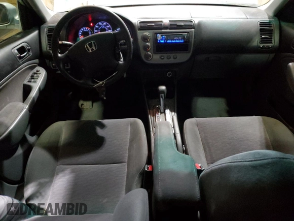 2005 Honda Civic with VIN JHMES96605S001434, listed as a Copart auction lot 42352735 with 189,440 mi miles and Clean Title. Bid and sale history available at DreamBid. Image 8.