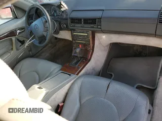 1998 Mercedes-Benz SL-Class with VIN WDBFA67F3WF166408, listed as a Copart auction lot 77603714 with 0 mi miles and Salvage Title. Bid and sale history available at carsss.com. Image 8.