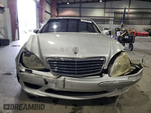2006 Mercedes-Benz S 430 with VIN WDBNG70J46A481293, listed as a Copart auction lot 56481855 with Not provided miles and Salvage title. Bid and sale history available at DreamBid. Image 5.