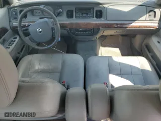 2005 Mercury Grand Marquis LS Premium with VIN 2MEHM75W75X657043, listed as a Copart auction lot 71648694 with 143,672 mi miles and Salvage Title. Bid and sale history available at carsss.com. Image 8.