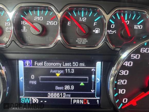 2017 Chevrolet Silverado 3500HD High Country with VIN 1GC4K1EY9HF160774, listed as a Copart auction lot 58665585 with 388,613 mi miles and Clean title. Bid and sale history available at DreamBid. Image 8.