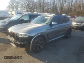 2021 BMW X3 M with VIN 5YMTS0C08M9F26343, listed as a Copart auction lot 88410035 with 52,596 mi miles and Salvage Title. Bid and sale history available at carsss.com. Image 1.