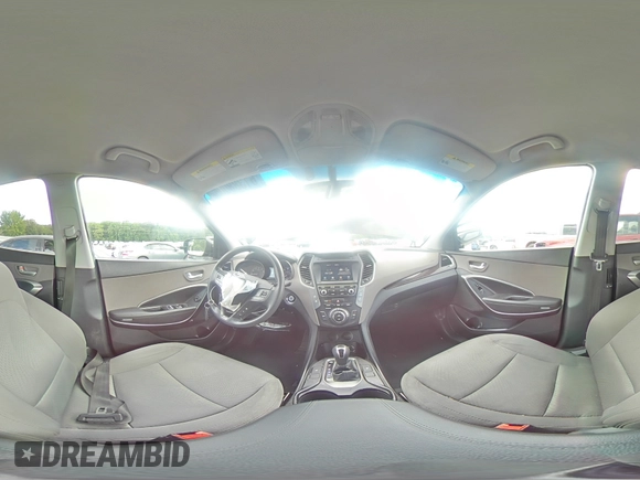 2018 Hyundai Santa Fe 2.4L with VIN 5NMZU3LBXJH066406, listed as a Copart auction lot 61388005 with 65,650 mi miles and Salvage title. Bid and sale history available at DreamBid. Image 14.
