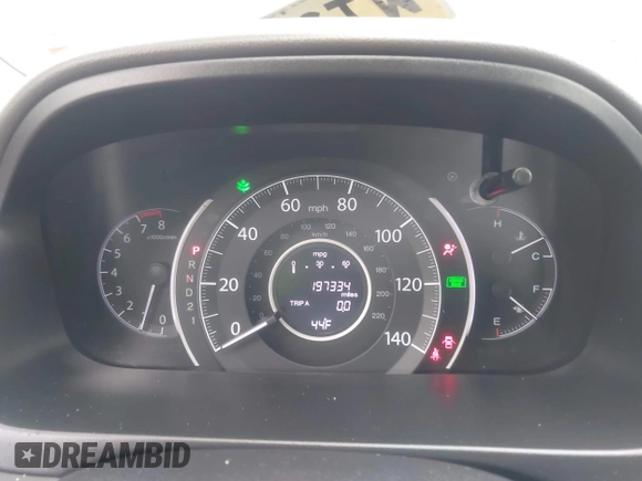 2013 Honda CR-V EX with VIN 5J6RM4H52DL004049, listed as a IAAI auction lot 42018476 with 197,334 mi miles. Bid and sale history available at carsss.com. Image 7.
